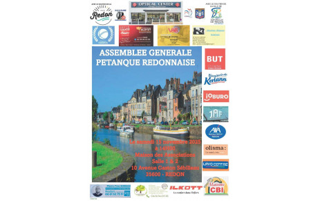 Assemblée Générale du club Samedi 15 novembre 2025 à 14h